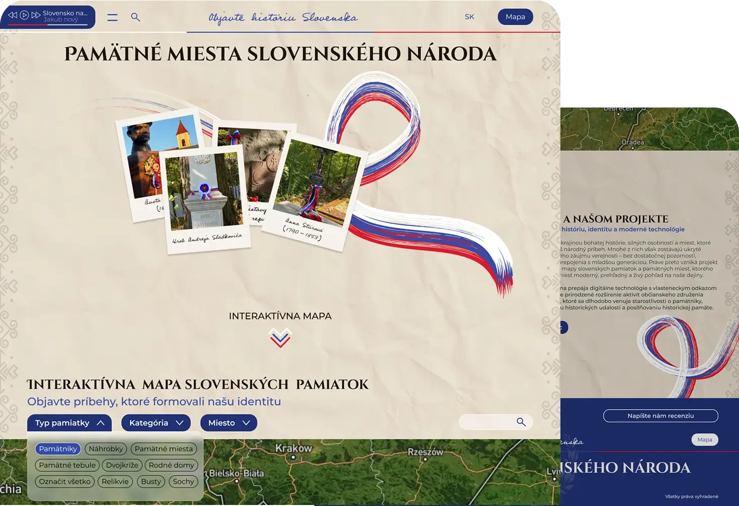 Pamätné miesta slovenského národa