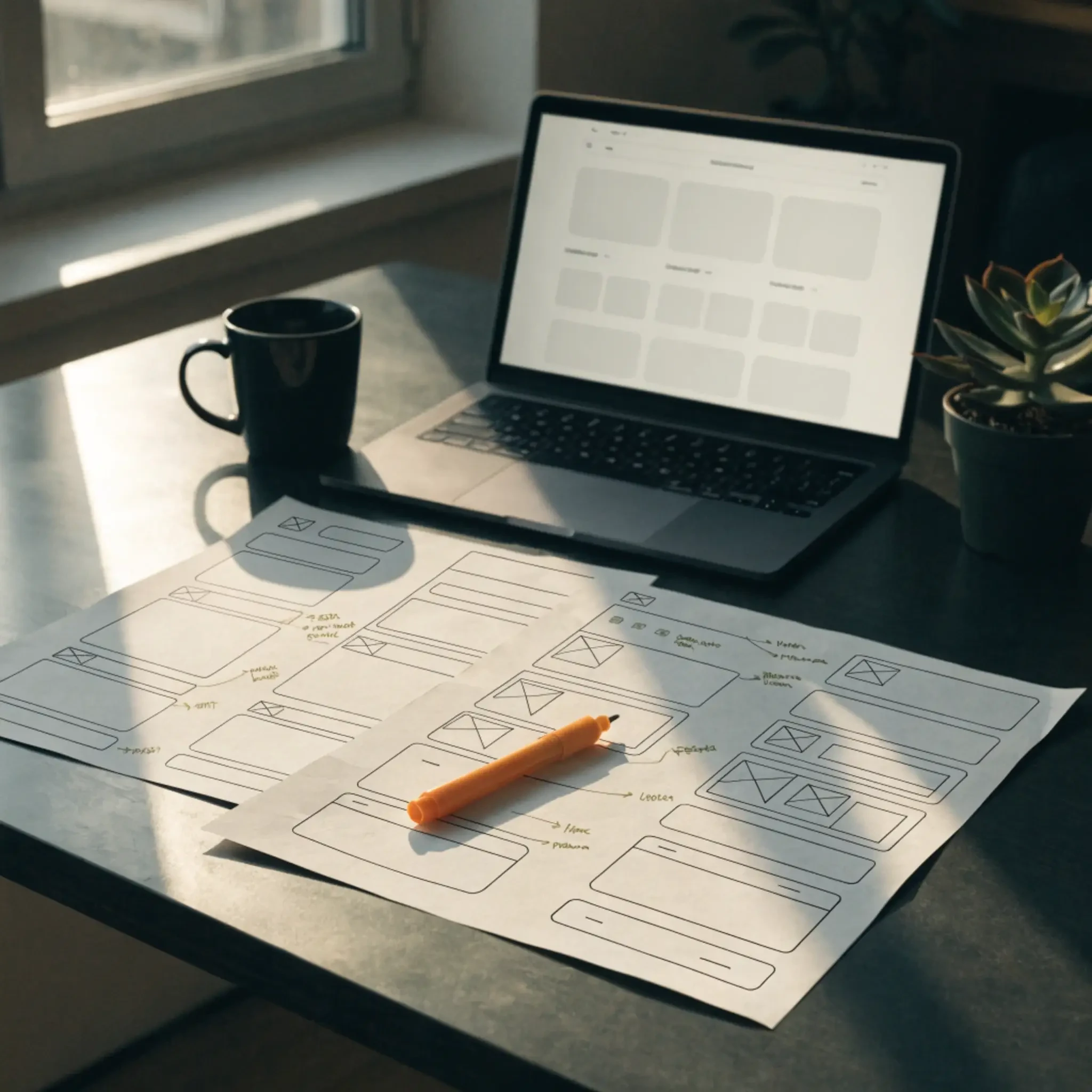 Wireframe návrh a finálny dizajn webovej stránky na mieru pre firmu v Topoľčanoch