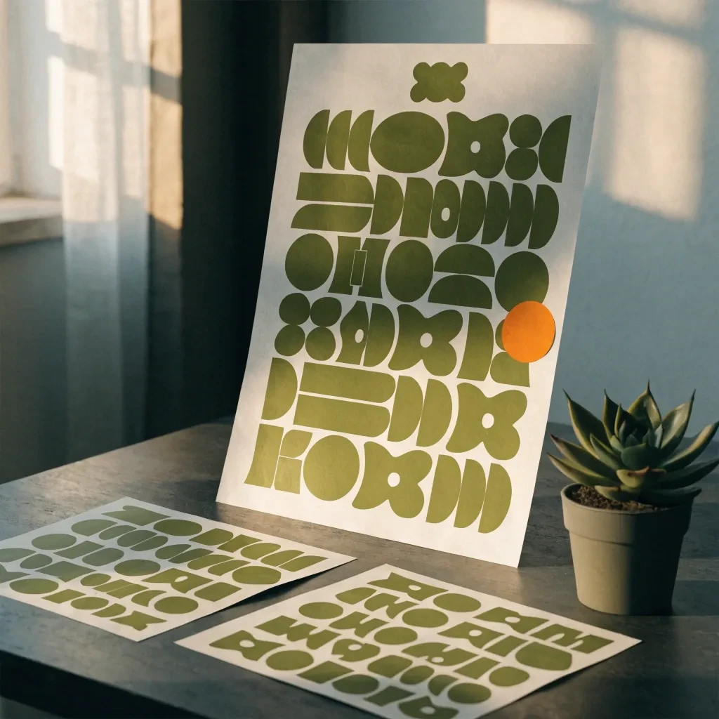 Tlačený event plagát s flyer setom — print marketing grafické práce Levice